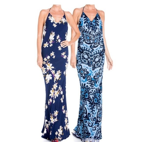 Meghan LA Dresses & Skirts - Reversible Meghan LA Stargazer Backless Maxi Dress